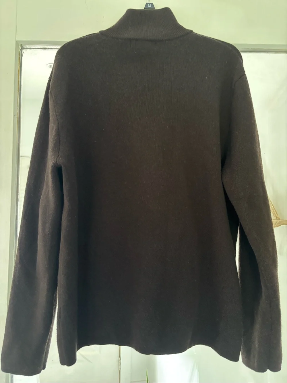 Banana Republic Brown Stretch Merino Sweater Jacket